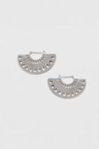 Topshop Cut- Out Half Hoop Earring