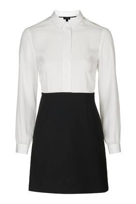 Topshop Two-in-one Shift Dress