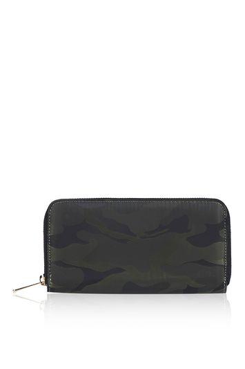 Topshop Peter Camo Nylon Purse