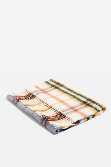 Topshop Large Checked Scarf
