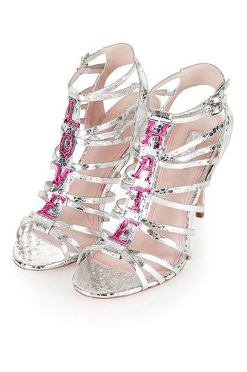 Topshop React Love/hate Sandals