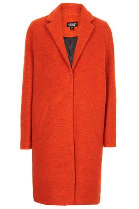 Topshop Wool Boyfriend Coat
