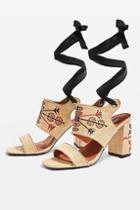 Topshop Roxanne Embroidered Sandals