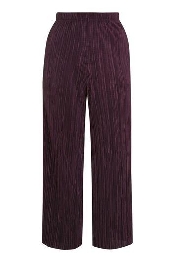 Topshop Pleated Awkward Length Trouser