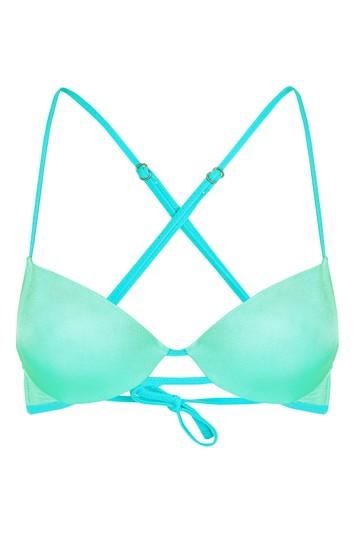 Topshop '80s Strappy Plunge Bikini Top
