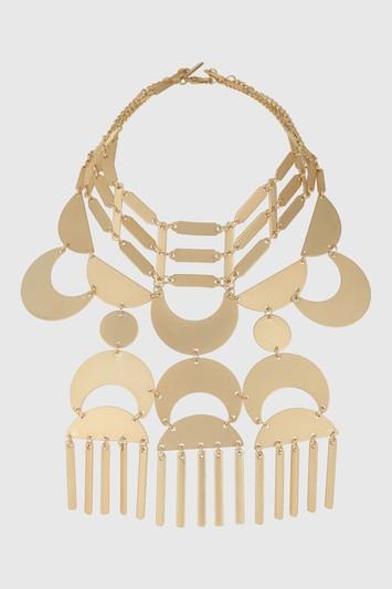 Topshop Statement Stick Drop Choker Necklace
