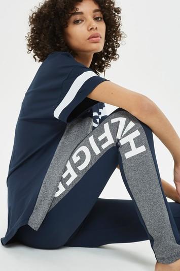 Topshop Grey Leggings By Tommy Hilfiger