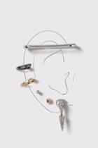 Topshop Scaffold And Cuff Mixed Earring Pack