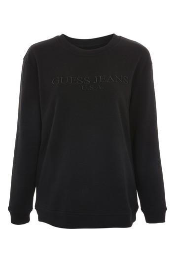 Topshop Classic Logo Sweatshirt By Guess