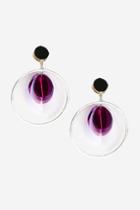 Topshop Bright Sequin Centre Hoop Earrings