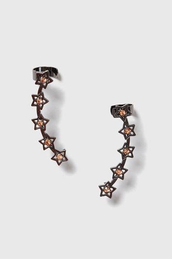 Topshop Star Trail Double Ear Cuffs