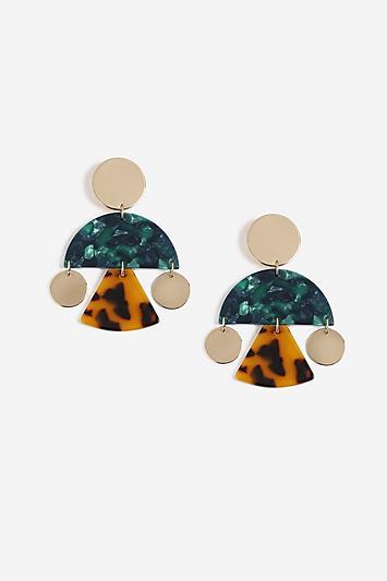Topshop *abstract Mobile Resin Earrings