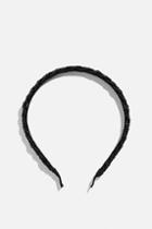 Topshop *noir Beaded Headband By Skinnydip