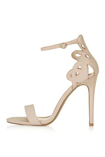 Topshop Mindy Two-part Swirly Heels