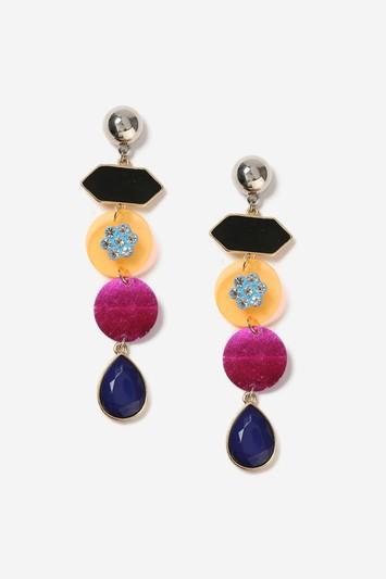 Topshop Shape Drop Earrings