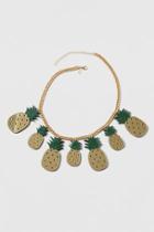 Topshop Pineapple Resin Necklace