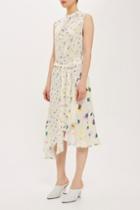 Topshop Ditsy Ink Dress By Boutique
