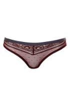 Topshop Lace Contrast Waistband Mini Knickers