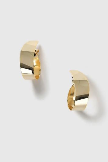 Topshop Teardrop Curve Drop Earrings