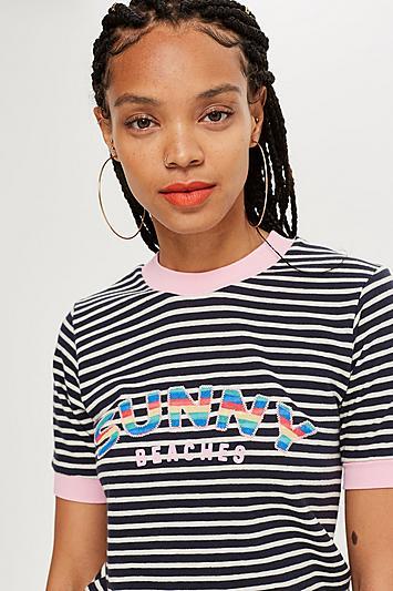 Topshop 'sunny Beach' T-shirt