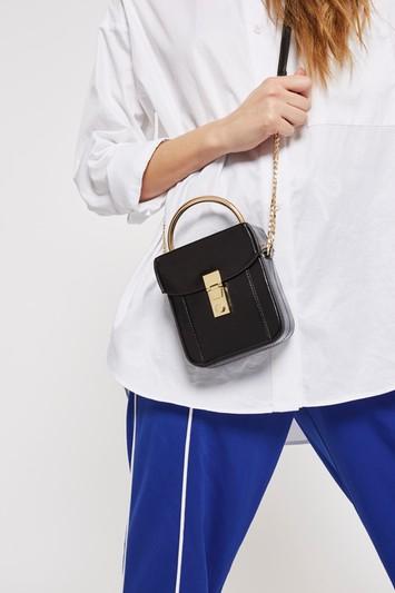 Topshop Sox Boxy Shoulder Bag