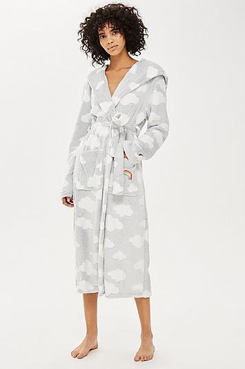 Topshop Tall Cloud Longline Dressing Gown