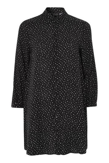 Topshop Star Print Swing Shirt Dress