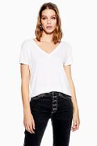 Topshop Premium V Neck T-shirt
