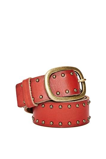 Topshop Studded Leather Belt
