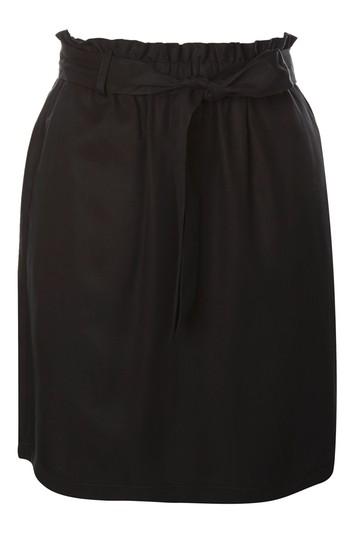 Topshop Petite Belted Paperbag Skirt