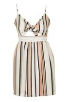 Topshop Petite Striped Cami Mini Dress