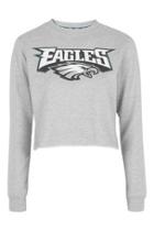 Topshop Eagles Crop Sweat By Tee And Cake