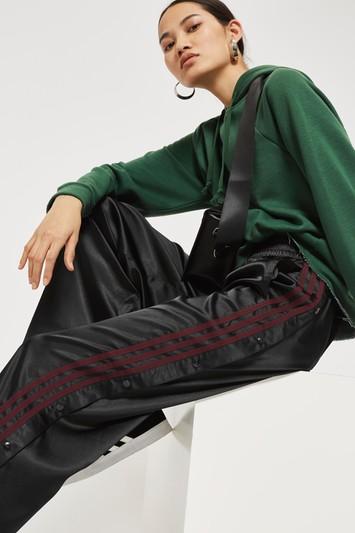 Topshop Popper Track Pants By Adidas Originals
