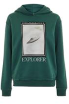 Topshop 'explorer' Ufo Hooded Sweatshirt By Tee & Cake