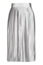 Topshop *high Waisted Pleated Skirt By Glamorous