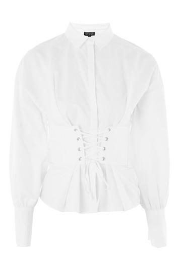 Topshop Corset Shirt