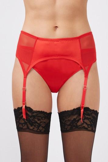 Topshop Satin Suspender