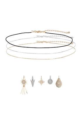Topshop Charm Choker Necklace