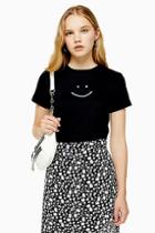 Topshop Tall Smile Face T-shirt