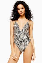 Mink Pink *leopard Sahara Swimsuit By Mink Pink