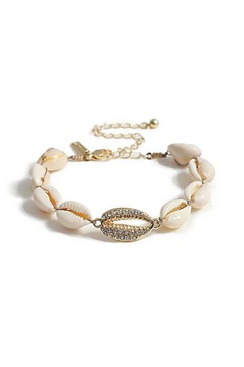 Topshop *pave Shell Bracelet