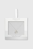 Topshop Sterling Silver Tree Of Life Necklace