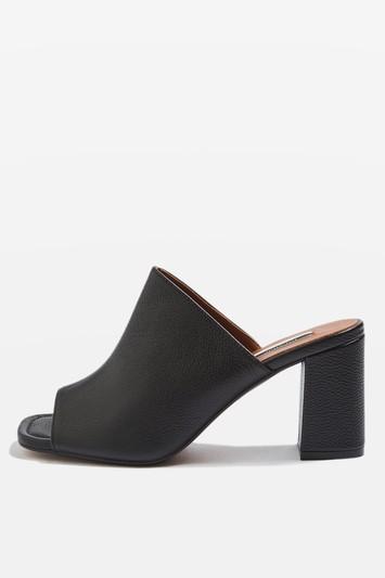 Topshop Novel Square Toe Mules