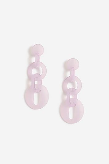 Topshop Plastic Link Drop Earrings