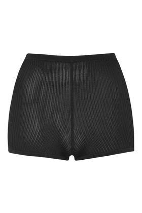 Topshop Premium Ribbed Shorts