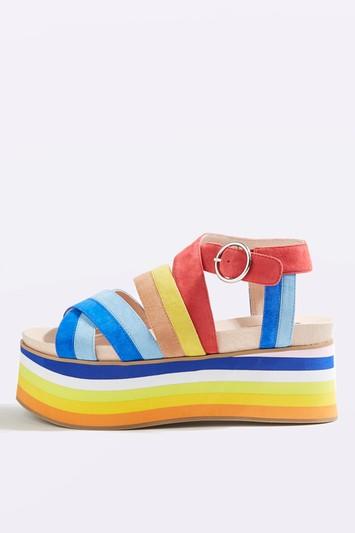Topshop *radella Platform Sandals By Shellys