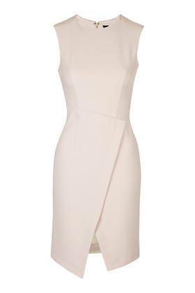 Topshop Structured Wrap Dress