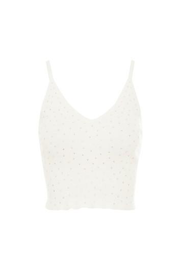 Topshop Diamante Bralet Top
