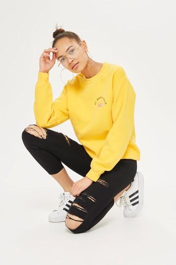 Topshop Petite Super Ripped Joni Jeans