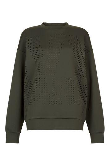 Topshop Laser Logo Sweatshirt By Ivy Park